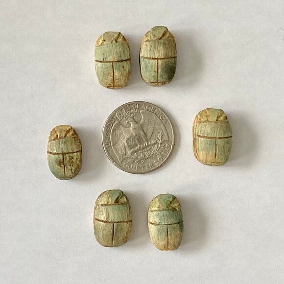 Genuine Egyptian Scarabs for Jewelry Making - Picture 5 of 5
